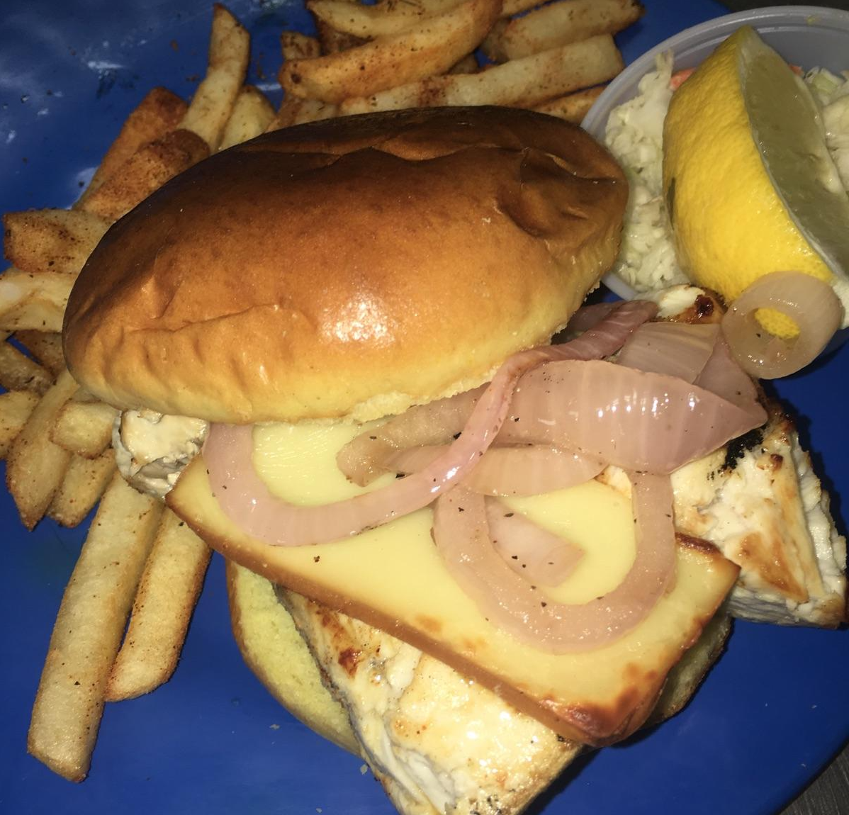 Snug Harbor Fish Company - Swordfish Sandwich