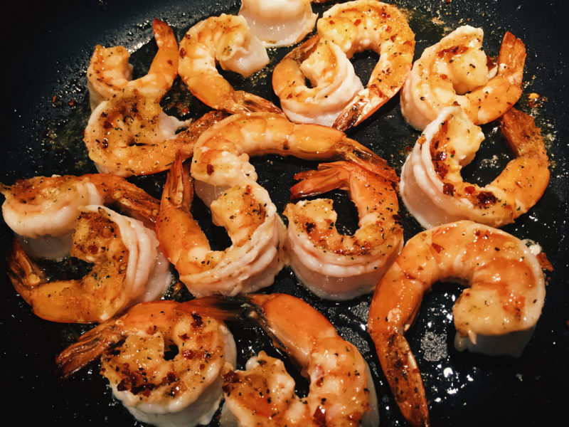 Snug Harbor Fish Company - Tomato Spinach Shrimp Pasta