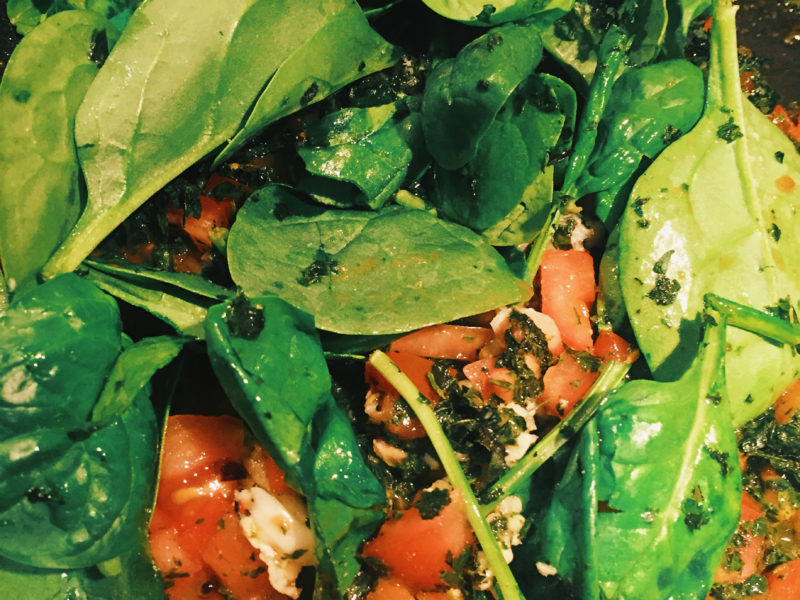 Snug Harbor Fish Company - Tomato Spinach Shrimp Pasta