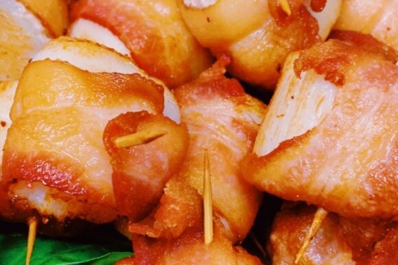 Scallops Wrapped in Bacon