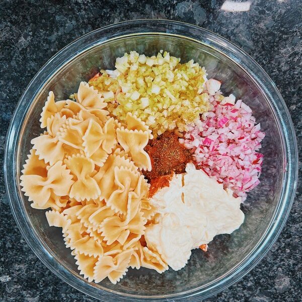 Lobster Pasta Salad Ingredients